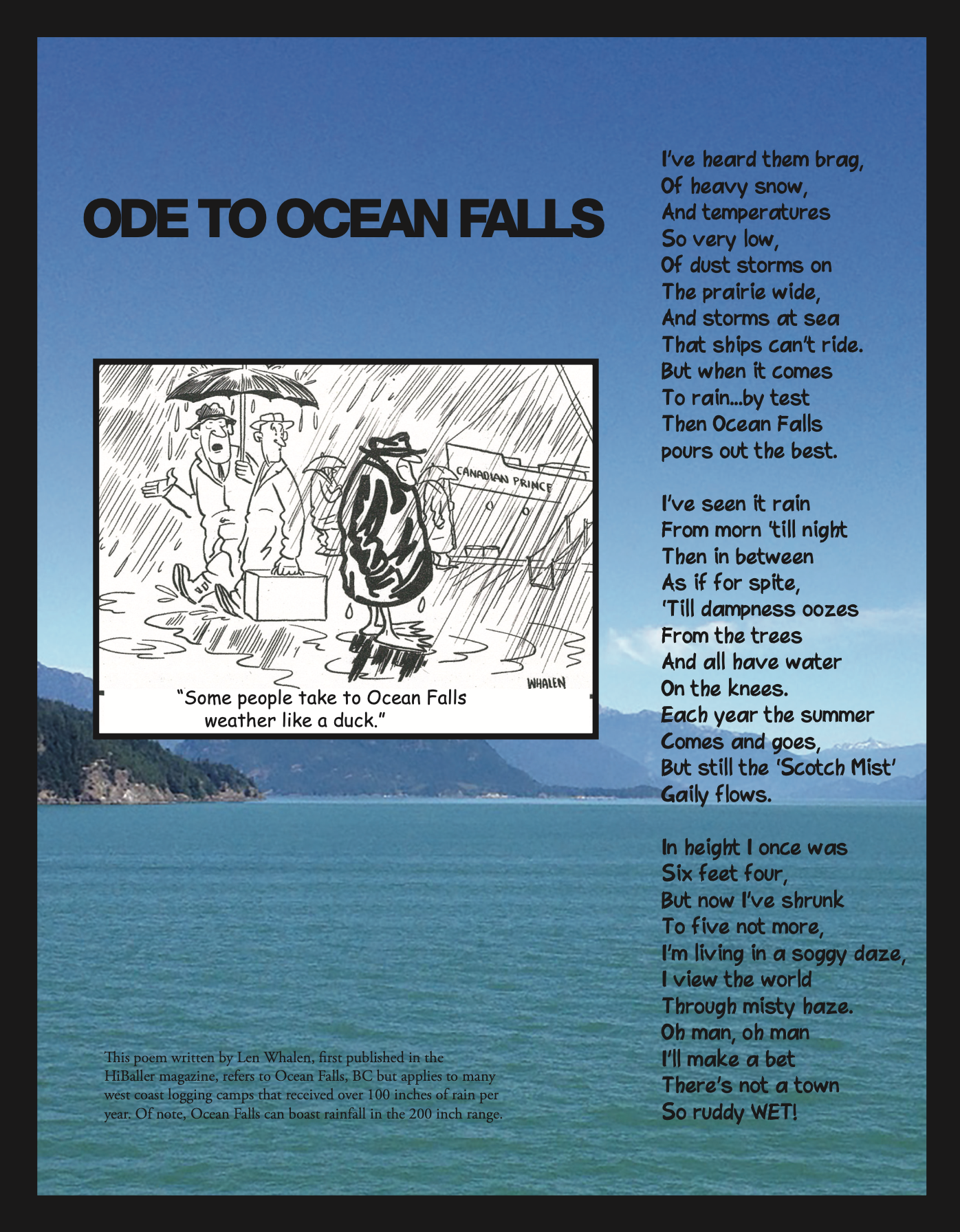 Ode to Ocean Falls